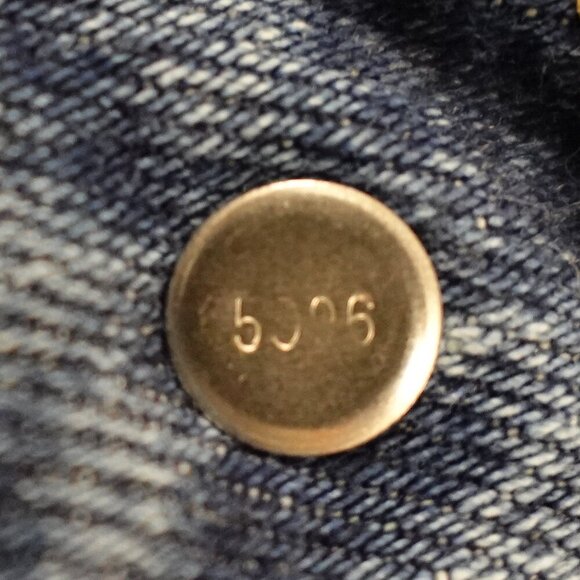 Levi's jeans 70's high flare women's 31 stonewash blue big E red tab premium - Picture 13 of 15